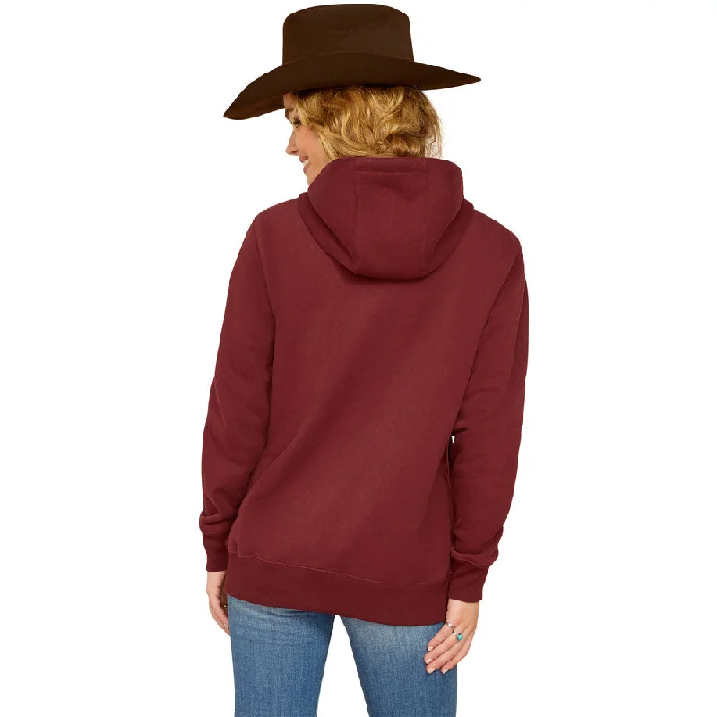 10052683 Ariat Women's Ariat Logo 2.0 Hoodie - Tawny Port