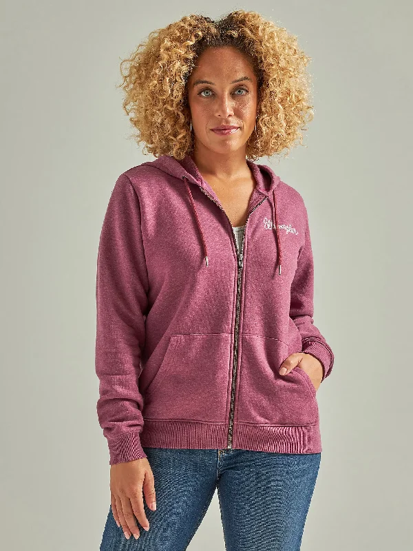 Women's Wrangler Moon Back Full Zip Hoodie #112336436