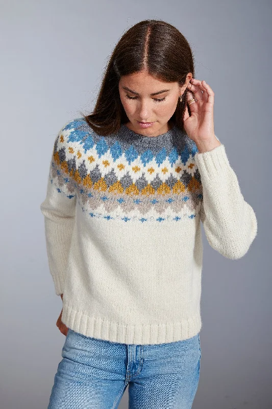 Oslo Brushed Baby Alpaca Pullover for Women