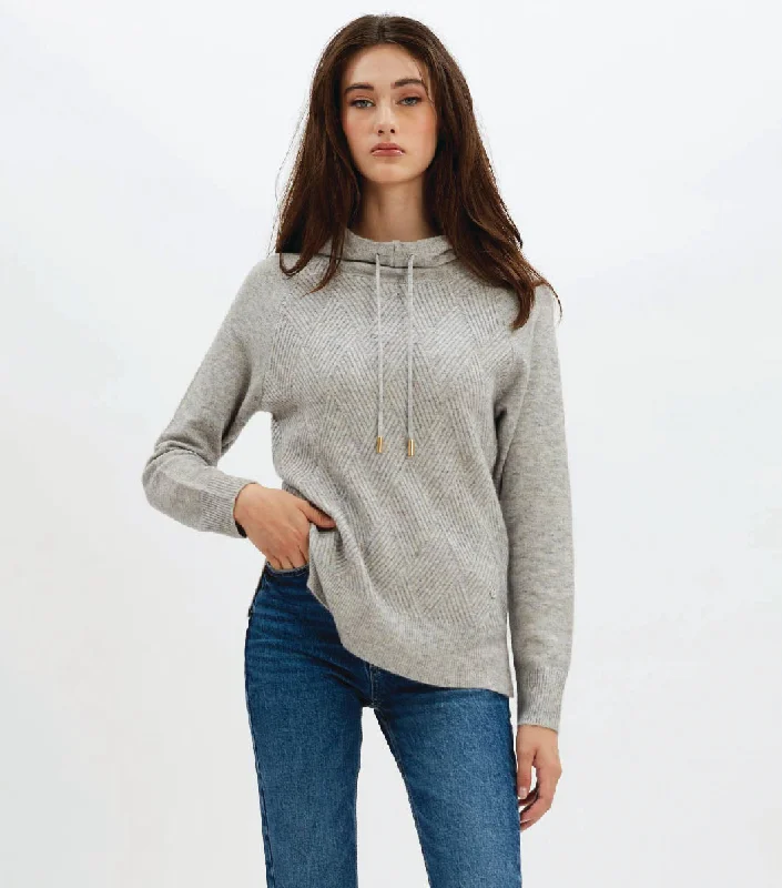 Women's Point Zero V-Neck Cable Sweater