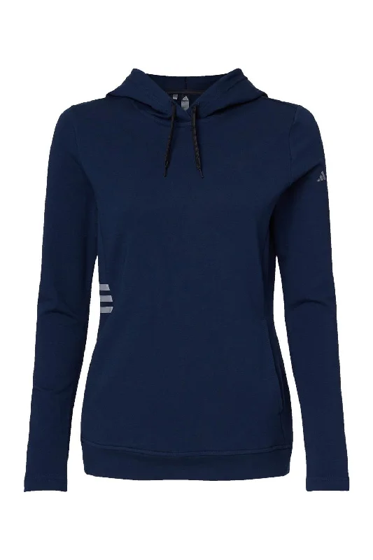 Adidas Womens Hooded Sweatshirt Hoodie - Collegiate Navy Blue - NEW