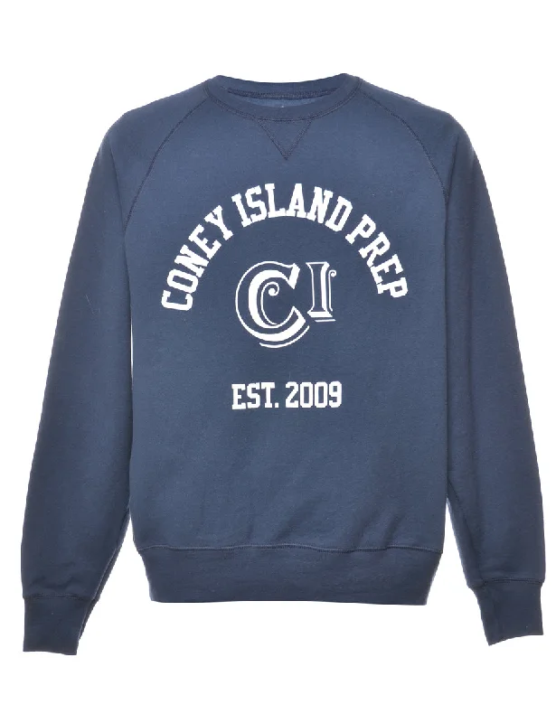 Coney Island Prep Printed Sweatshirt - M