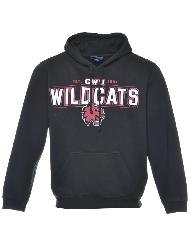 CWU Wildcats Printed Hoodie - S