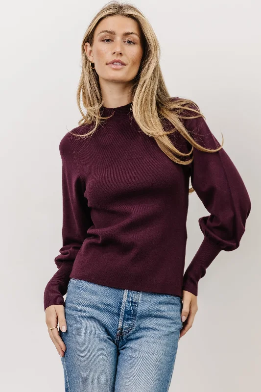 Eloise Sweater | Wine