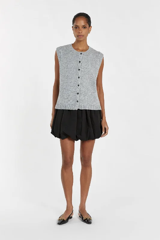 FOSTER SILVER MARLE KNIT VEST