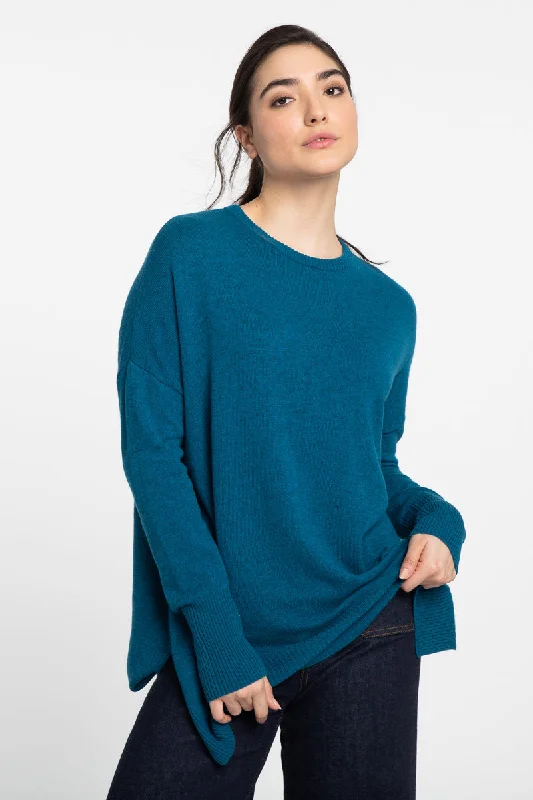 Kinross Cashmere Easy Crew Pullover