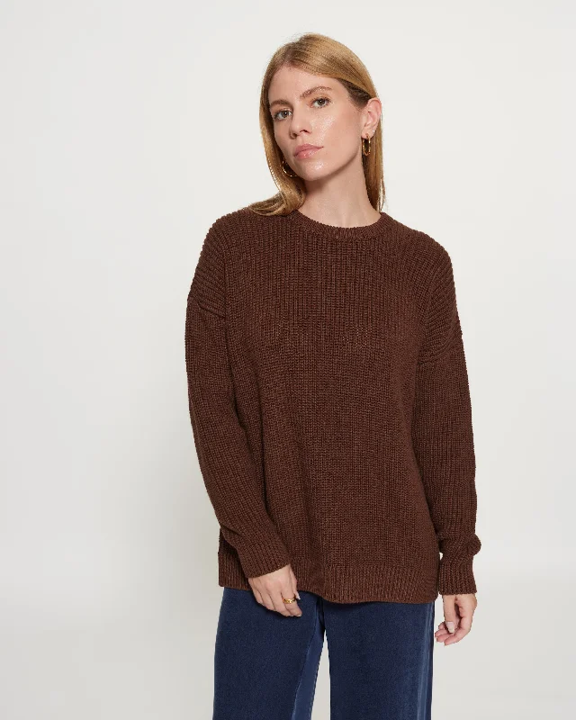 Marianne Knitted Jumper Chocolate