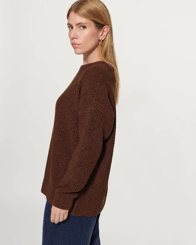 Marianne Knitted Jumper Chocolate