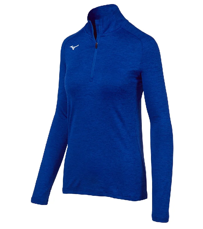 Mizuno Women's Alpha Half Zip Pullover Royal