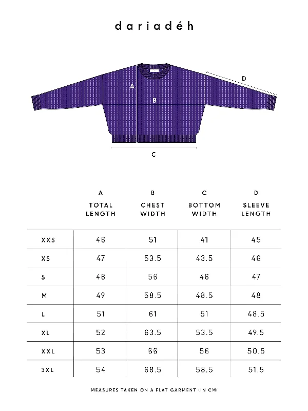 Mouline Cropped Knitted Jumper Multi Purple