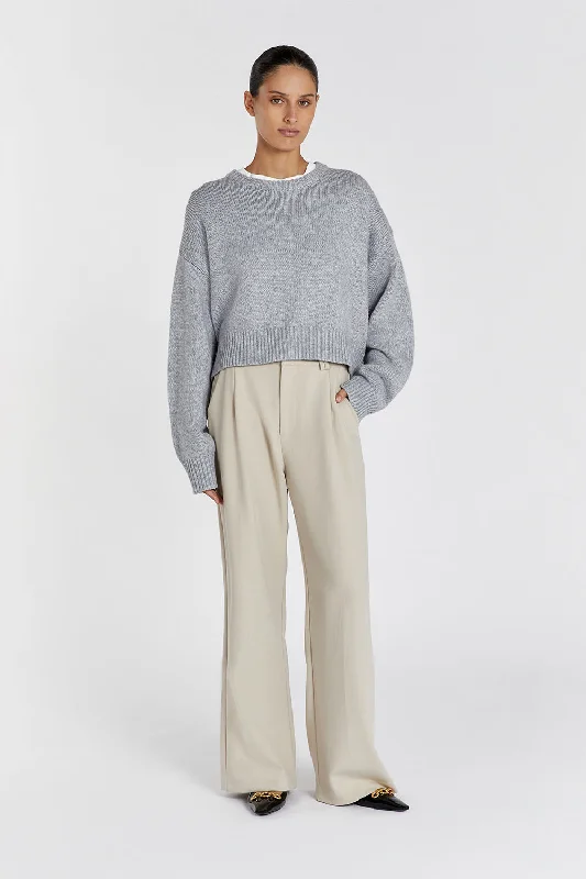 OLIVER SILVER MARLE KNIT JUMPER