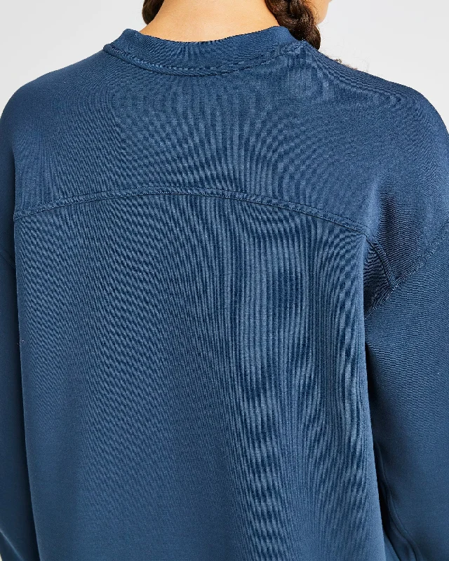 Oversized Jumper - Navy