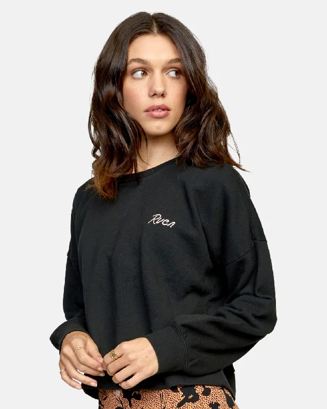 Scrypt Pullover Sweatshirt - Black