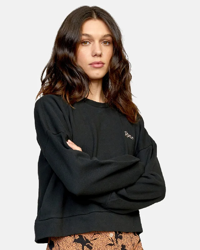 Scrypt Pullover Sweatshirt - Black