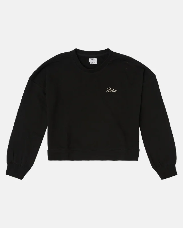 Scrypt Pullover Sweatshirt - Black