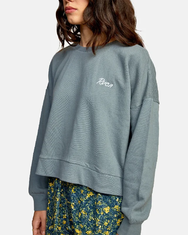 Scrypt Pullover Sweatshirt - Stormy Blue