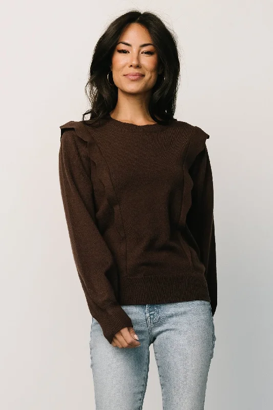 Stowe Sweater | Chocolate