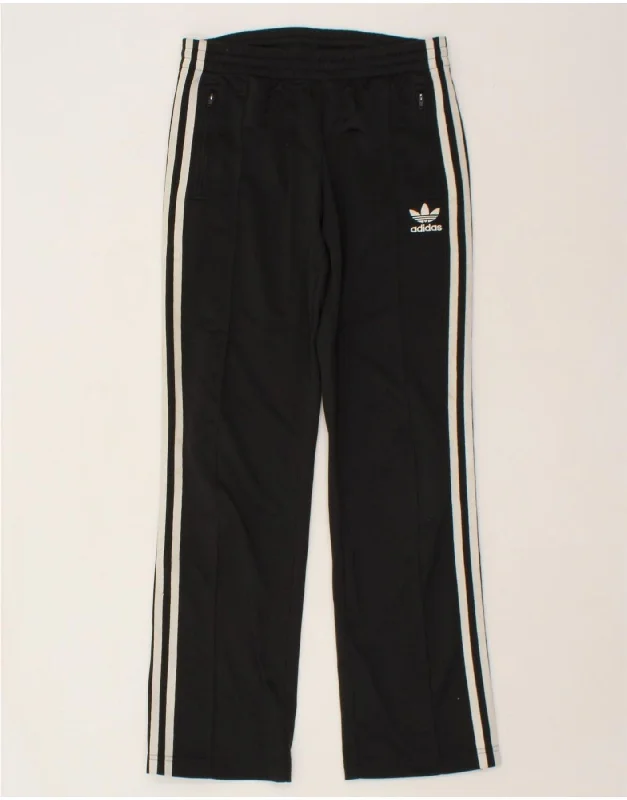 ADIDAS Womens Tracksuit Trousers EU 34 Small Black Polyester