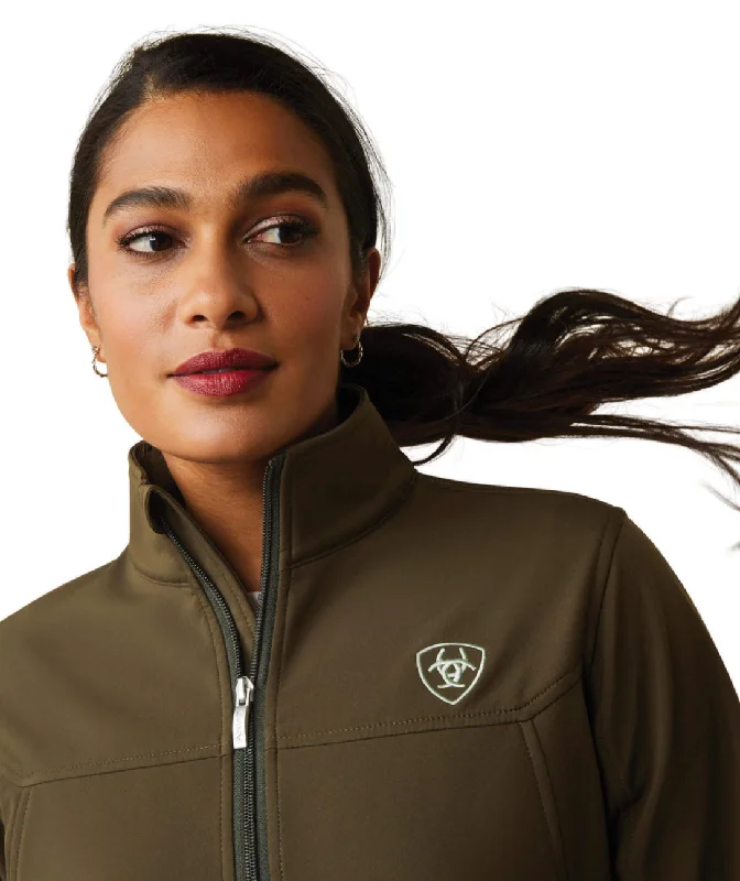 Ariat women softshell jacket - relic / sea foam green