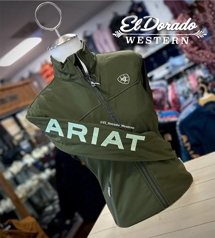 Ariat women softshell jacket - relic / sea foam green