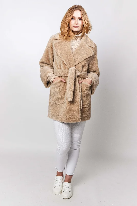 Aspen Teddy Coat - Beige