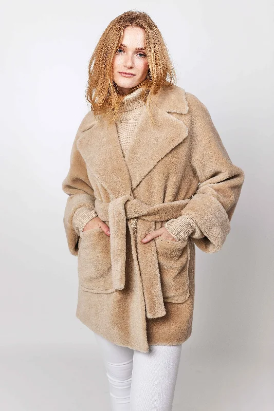 Aspen Teddy Coat - Beige