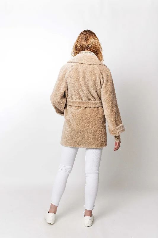 Aspen Teddy Coat - Beige