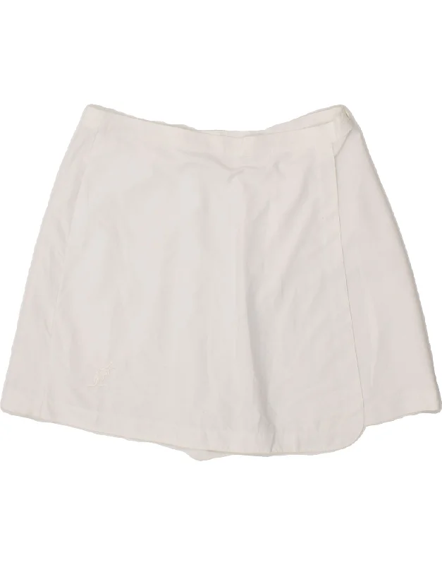 AUSTRALIAN L'ALPINA Womens Skort IT 46 Large W32  White Polyester