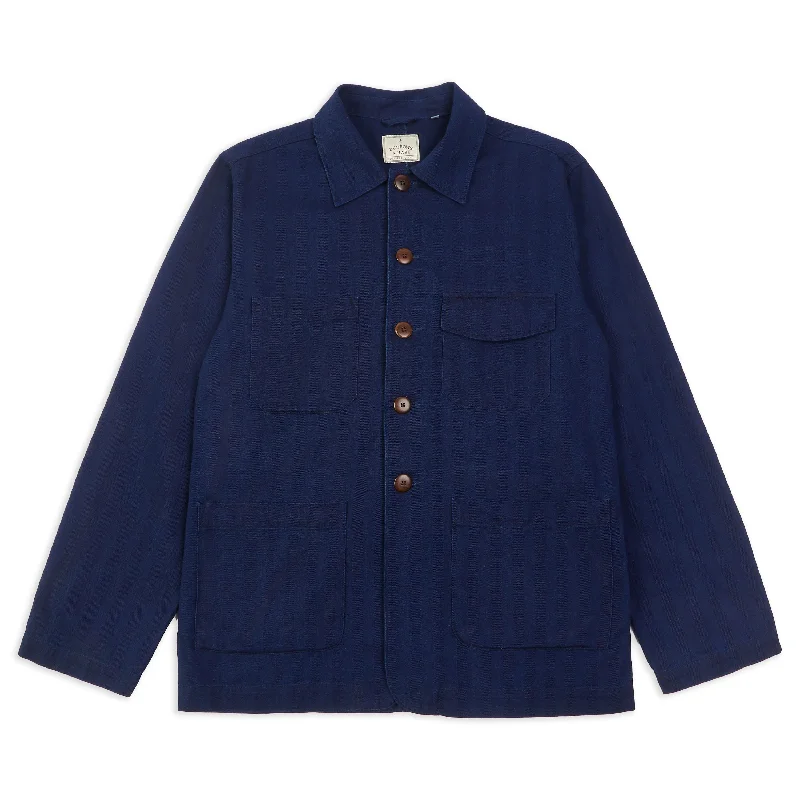 Burrows & Hare Cotton Jericho Jacket - Indigo