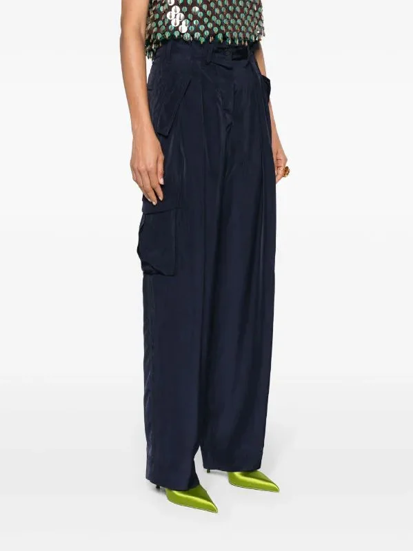 DRIES VAN NOTEN Women Viscose Cargo Pants