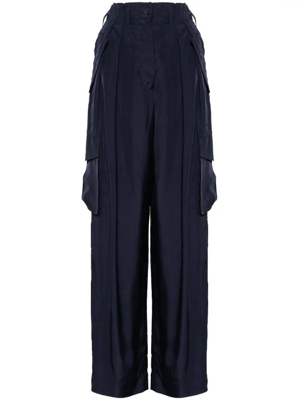 DRIES VAN NOTEN Women Viscose Cargo Pants