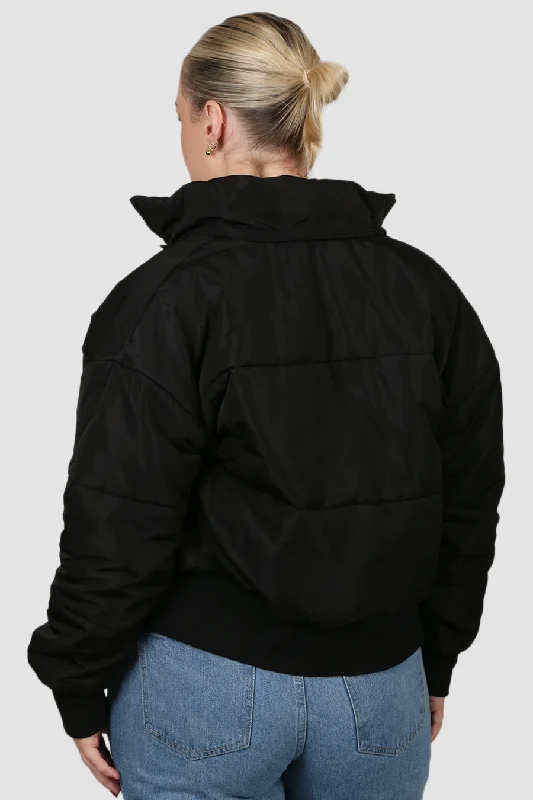 FAYT PUFFER JACKET BLACK