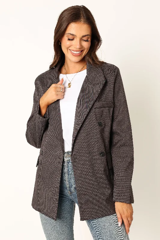 Juliette Blazer - Charcoal