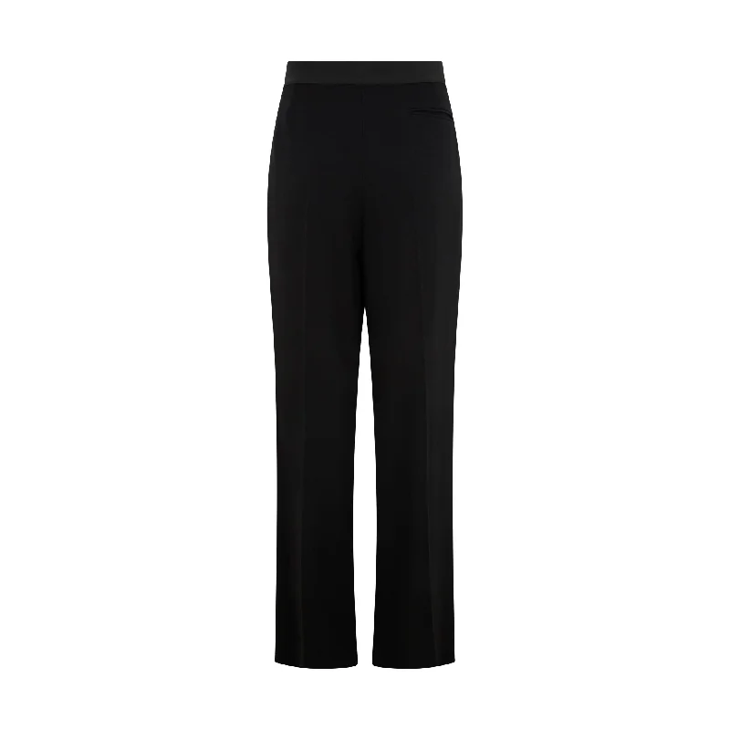 Lexi Tailored Wool Crepe Trouser