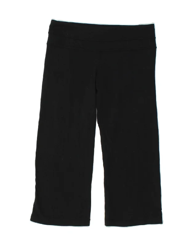 LULULEMON Womens Capri Tracksuit Trousers US 6 Medium Black