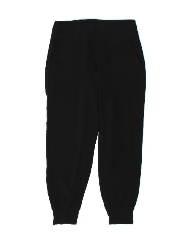 LULULEMON Womens Tracksuit Trousers Joggers US 10 Large Black Nylon