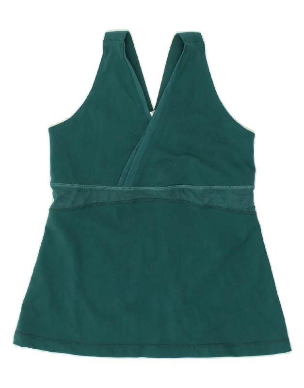 LULULEMON Womens Vest Top UK 10 Small Green Nylon