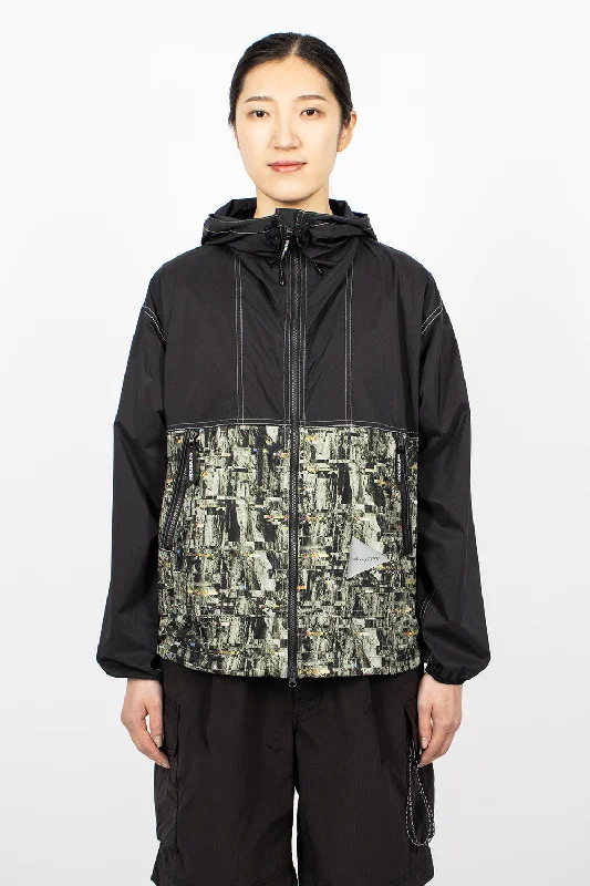 Pertex Printed Wind Jacket Black