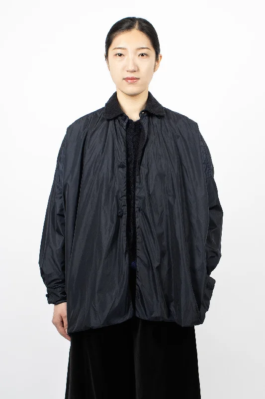 Reversible Cashmere Shirt Dark Blue