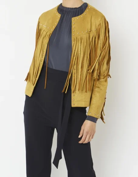 Suede Tassel Jacket - 2 Colors