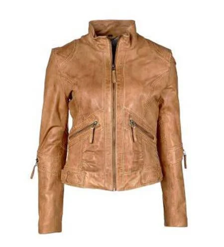 Super Brown Women Classic Leather Jackets