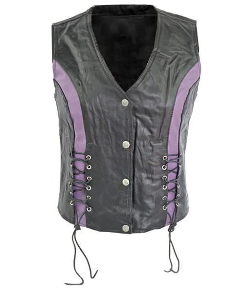 Super Cowhide Women Leather Vests