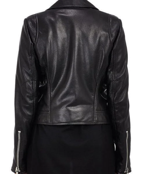 Super Oliya Women Biker Black Leather Jackets