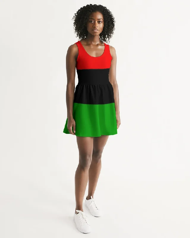 AKH Pan African Women's Scoop Neck Skater Dress