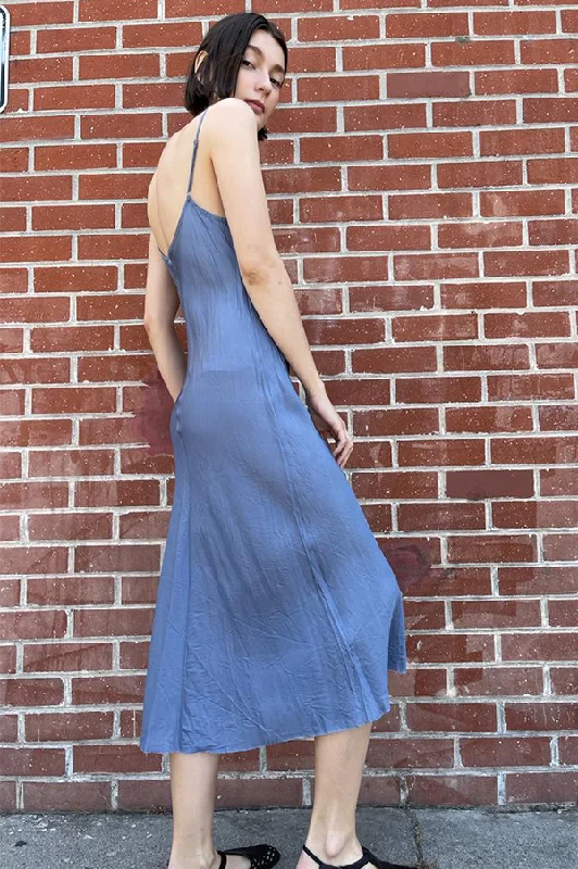 Calf-Length Bias Long Slip in Moonstone