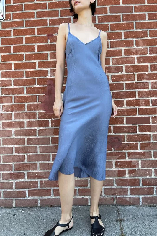 Calf-Length Bias Long Slip in Moonstone