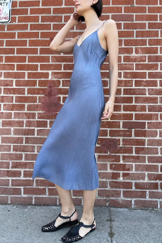 Calf-Length Bias Long Slip in Moonstone