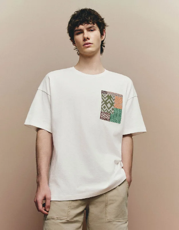 Crew Neck Loose Straight T-Shirt