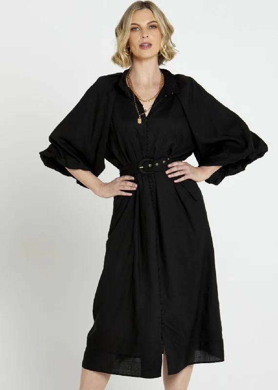 Fate + Becker Lovefool midi shirt dress