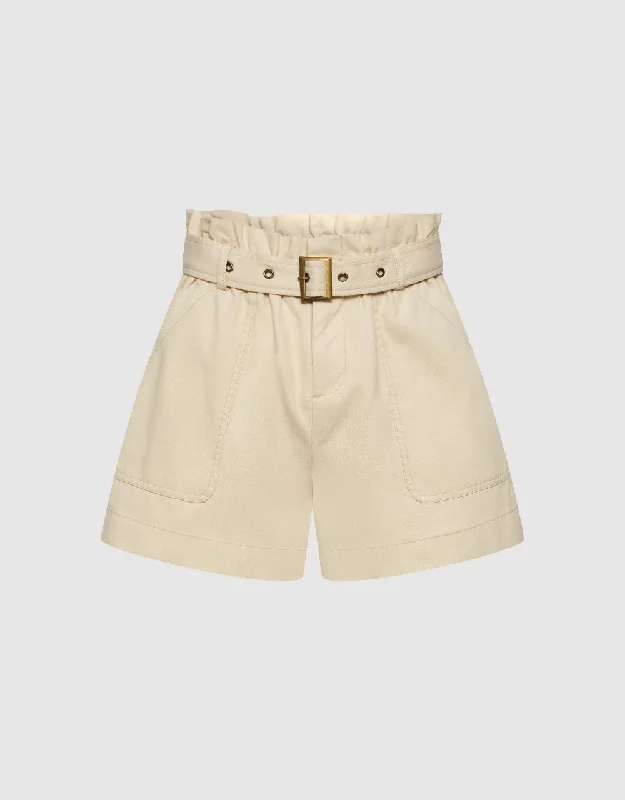 Loose Shorts With Belt